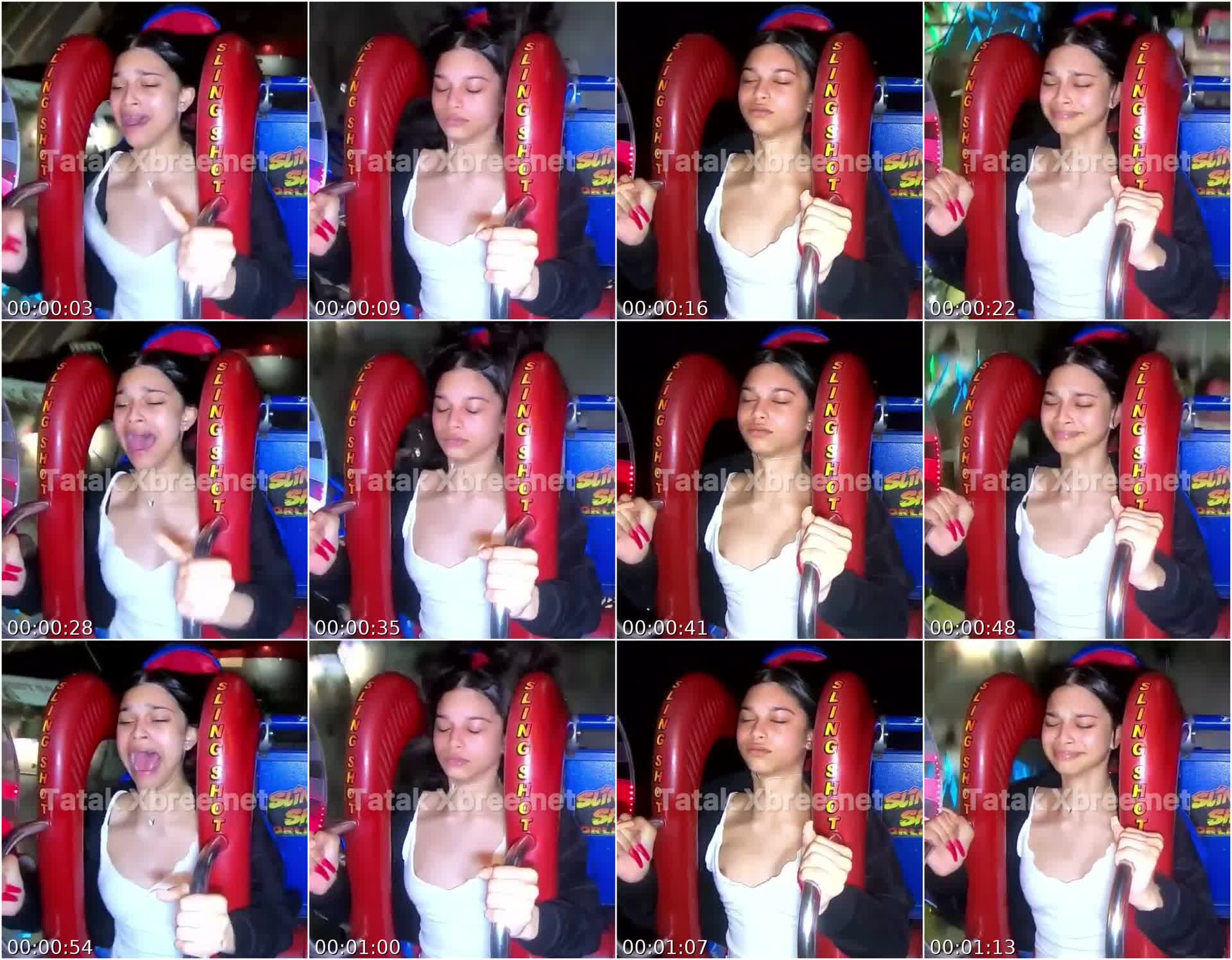 Slingshot ride lumuwa ang utong