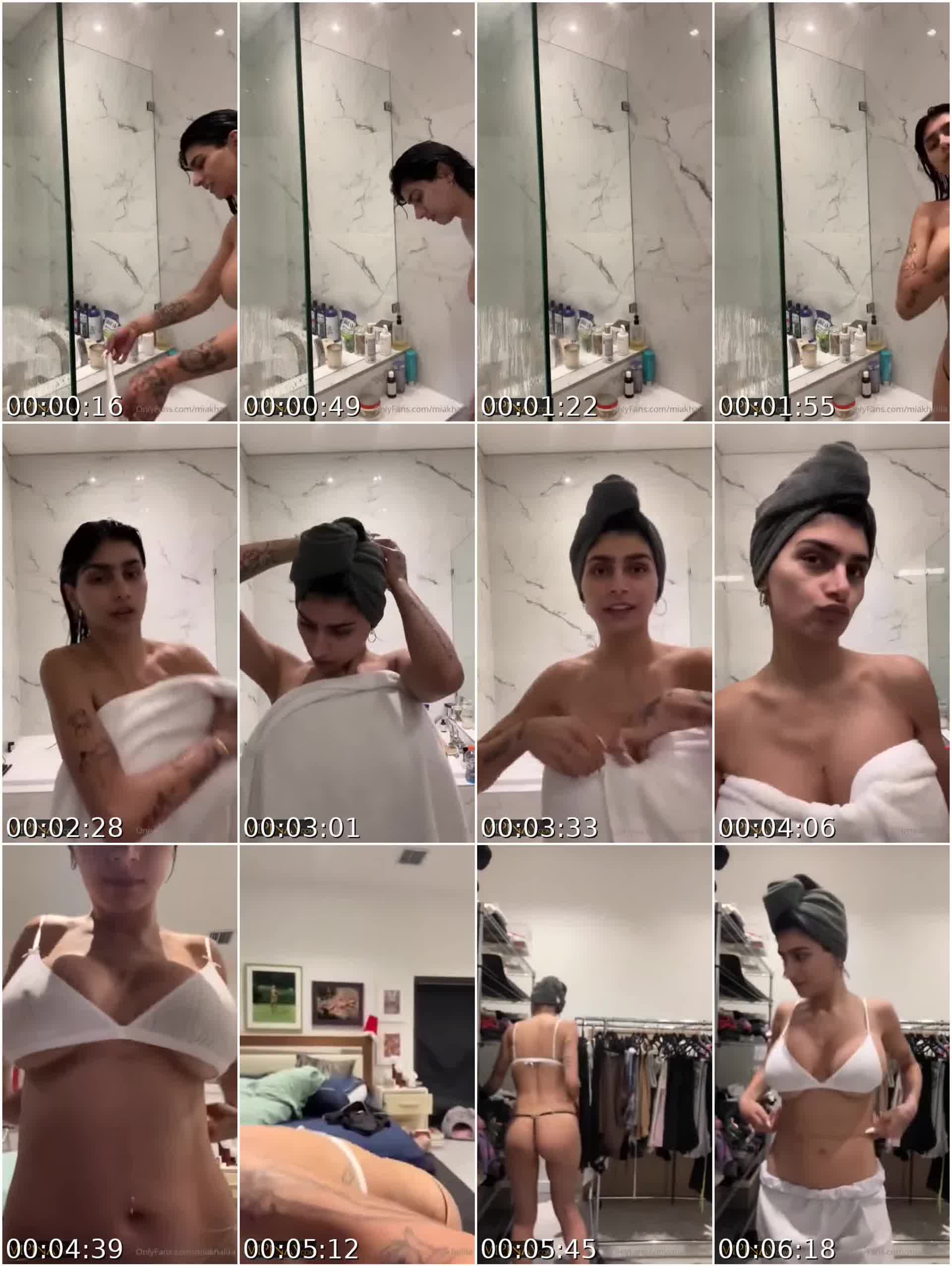 Mia Khalifa After Shower Naked Bikini Try-On OnlyFans Video - Thotslife com